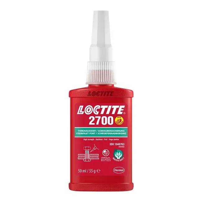 Резьбовой фиксатор высокой прочности, "белый" лист безопасности Loctite 2700