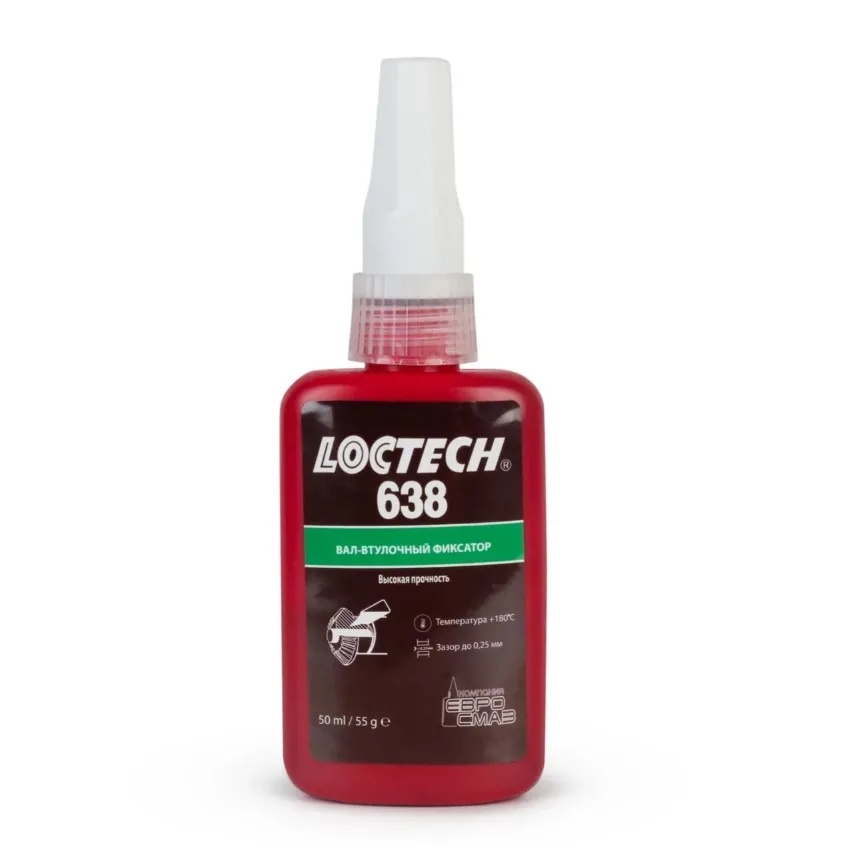 LOCTECH 638 50ML Вал-втулочный фиксатор высокой прочности